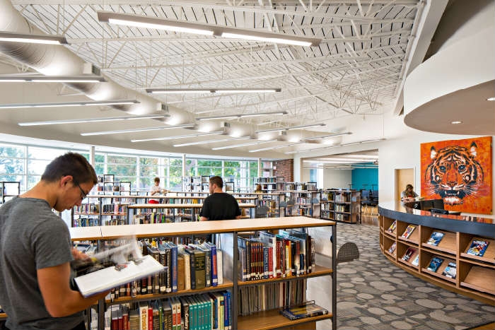 Picture of CJHS Library